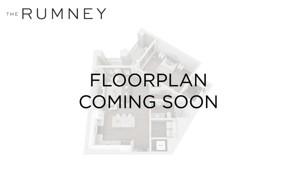 The Rumney 7 - Studio floorplan layout with 1 bathroom and 576 square feet